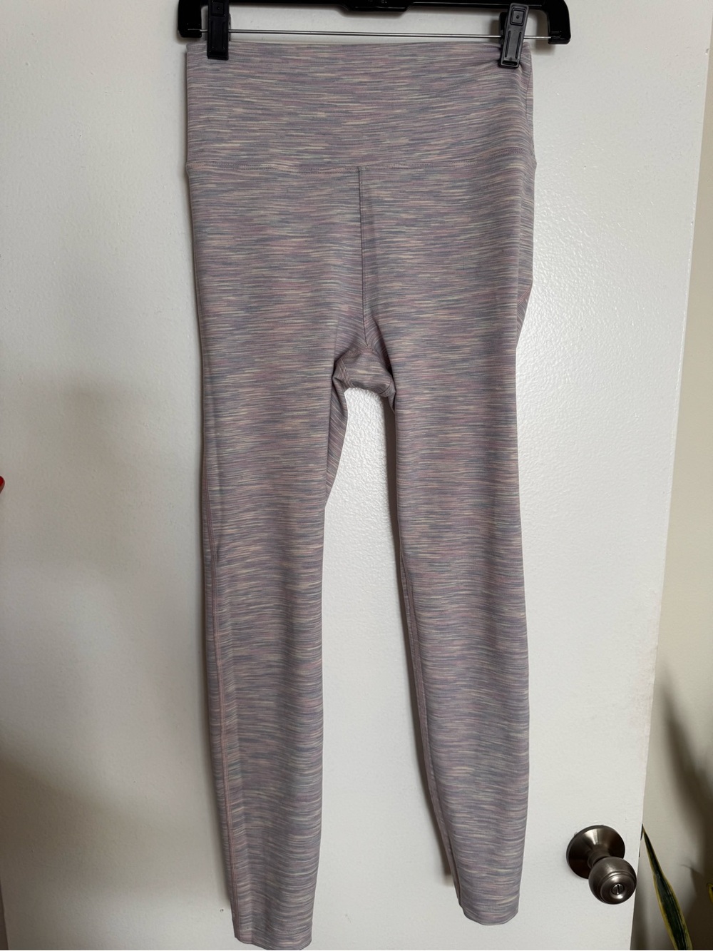 Outdoor Voices Heathered Lavender & Gray Leggings